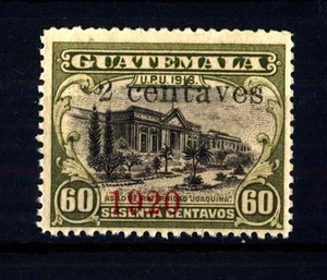 GUATEMALA - 1920 - Briefmarken von 1918-1919 überdruckt: 2 Centavos - 1920 - Bild 1 von 1