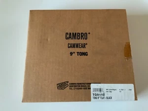 SET BESTEHEND AUS 11 CAMBRO 9" ZANGEN SCHWARZ TH9110 NEU - Bild 1 von 5