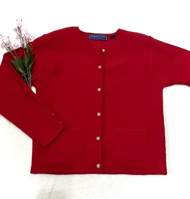 Karen Scott Vintage 100% Wool Cardigan Sweater - SP - Image 1 of 4