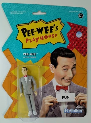 Pee-Wee Herman Figure NIB Reaction Super 7 3.75" Pee-Wee's Playhouse Super7 - Image 1 of 2