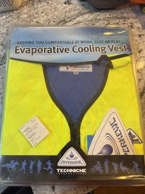 Techniche Men's Hyperkewl Evaporative Cooling Vest Size 3xl, Yellow - Image 1 of 3
