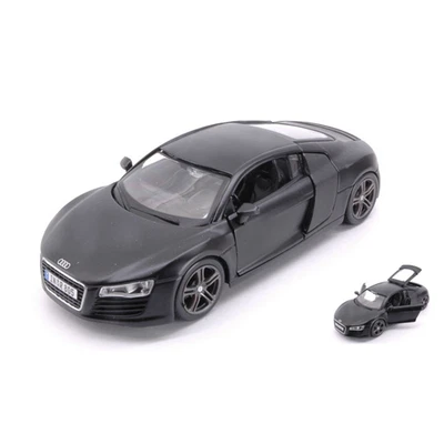 AUDI R8 DULL 2008 BLACK COLLECTION 1:24 Maisto Auto Stradali Modellino Nuovo - Immagine 1 di 3