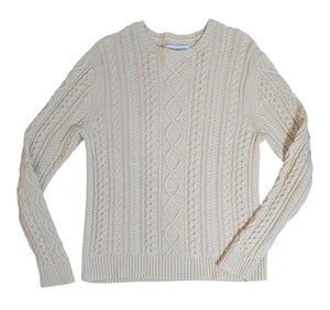 Maglione Uomo Essentials Manica Lunga 100% Cotone Pescatore Cavo Tg Media - Foto 1 di 4
