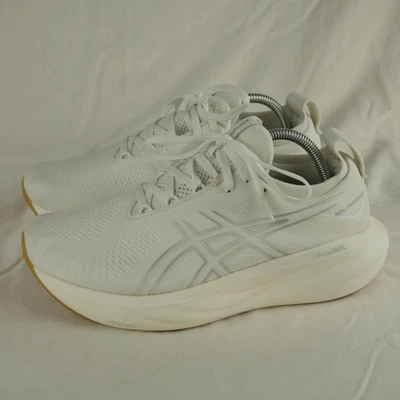 Zapatos para correr Asics Gel Nimbus 25 PureGEL para mujer talla 10 goma blanca 1012B356 Foto 1 de 4