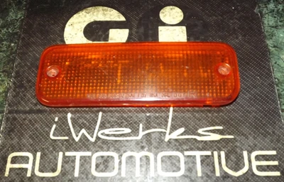 (1) OEM 87-92 USDM Toyota Corolla E90 luz de giro delantera derecha lente OV / FR Foto 1 de 4