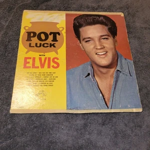 Elvis Presley - Pot Luck LP Record 1962 RCA Victor Rock 33 RPM - Foto 1 di 2