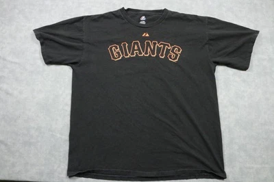 Camisa de los Gigantes de San Francisco para Hombres XL Negra MLB Béisbol Majestuosa Posey 28 Camiseta Foto 1 de 4