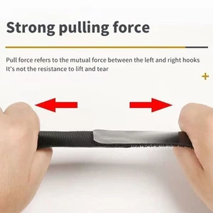 1 pair Carpet Mat Anti-slip Fixed Tape Car Floor Mat Self-Adhesive Fastener - Afbeelding 1 van 11
