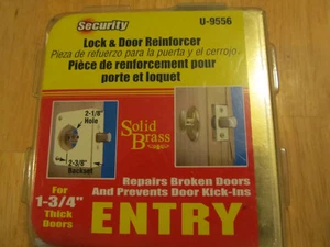 SECURITY LOCK & DOOR REINFORCER/ DOOR REPAIR - Picture 1 of 4