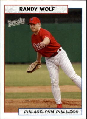 2005 Bazooka Minis #156 Randy Wolf - NM-MT - Image 1 of 2