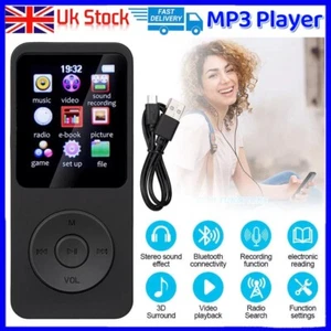 Support 128GB Bluetooth MP4/MP3 Lossless Music Player FM Radio Recorder Sport UK - Picture 1 of 23