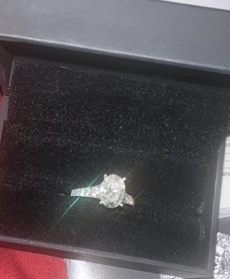 anillo de bodas diamante talla 9 usado mujer Foto 1 de 4