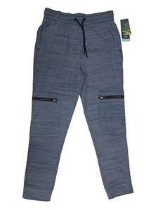 MTA Sport Jogger Athletic Pants Drawstring Blue Zipper Pockets Boys Medium 8 - Picture 1 of 1