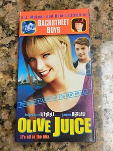 Vintage Olive Juice Backstreet Boys PROMO Screener VHS Cassette Tape RARE - Picture 1 of 3
