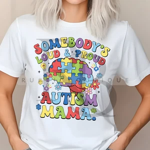 Autism Mama Shirt Autism Mom Tee Autism Awareness Shirt - Picture 1 of 2