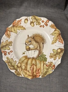 Pier 1 Mazey The Squirrel Salad Plate NOS - Picture 1 of 7
