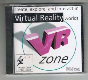 CD VR ZONE -VIRTUAL REALITY WORLD DOS/MAC INGLESE -REALTA VIRTUALE Wallmut Creek - Bild 1 von 1