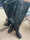 Miss Selfridge Patent Boots (Over The Knee) Uk 4