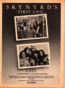 Primer y último álbum impreso de promoción de Lynyrd Skynyrds 1978 revista Creem - Imagen 1 de 1