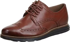 Cole Haan Men's Original Grand Leather Wingtip Oxfords Woodbury/Java C26472 New - Picture 1 of 6