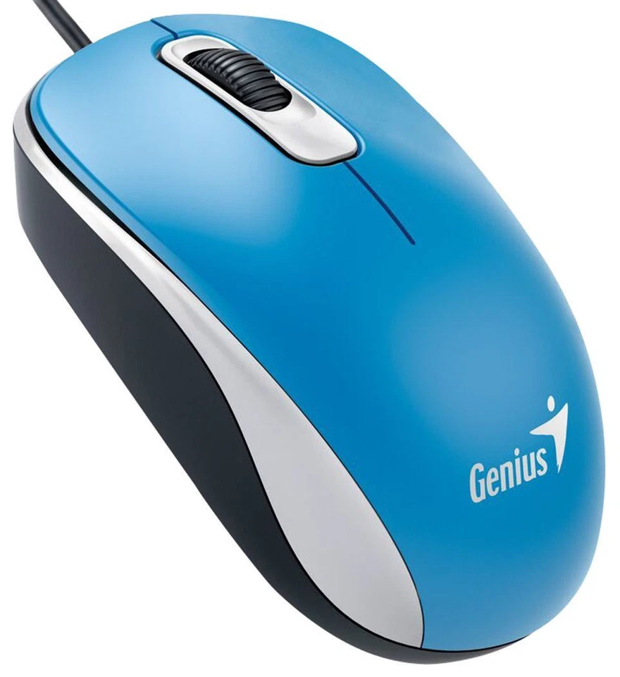 Genius DX-110 Blue USB Full Size Optical Mouse - 31010116103  - Image 1 of 1