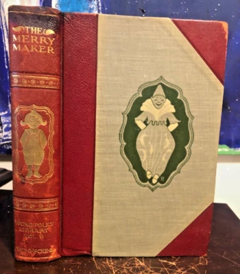 ANTIQUE Young Folks' Library : The Merry Maker Vol. 2 / LEWIS CARROL, MARK TWAIN - Image 1 of 4