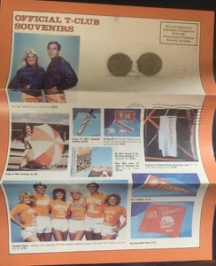 Vintage 1984 Tennessee Volunteers Football Bookstore Souvenir Brochure 1985 Ward - Picture 1 of 6