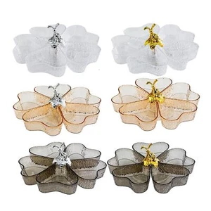 Divided Serving Tray Multifunctional Portable Tea Party - Picture 1 of 28