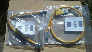 Brasscraft CSSD54-24A Gas Dryer & Hot Water Flex Line 10-3132-24A 1/2 MIP x FIP - Picture 1 of 5