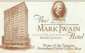 The Mark Twain Hotel-St Louis MO-Steamboat Cabin Coffee Shop-Pick Sweet Hotels - Imagen 1 de 4