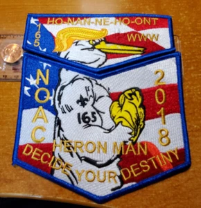OA Ho Nan Ne Ho Ont Lodge 165, 2018 NOAC - Heron Man with "Donald T." hair - Picture 1 of 1