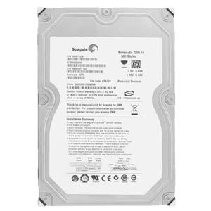 Festplatte Seagate 500Gb ST3500320AS 32Mb Cache 7200 Rpm SATA II 3,5" Zoll - Bild 1 von 5