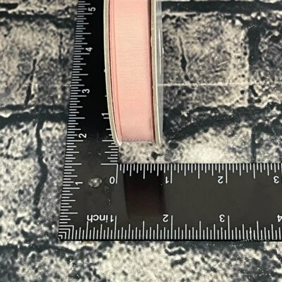 Stampin' Up POWDERED PINK 144134 Finely Woven Ribbon 1/2" 10 Yards - Image 1 of 4