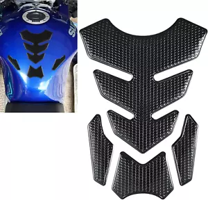 3D Gas Tank Protector for Motorcycle Tank Pad Decal Soft Rubber Tank Pad Protect - Picture 1 of 6
