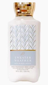 1-PACK Bath & Body Works SWEATER WEATHER Body Lotion 8 fl oz / 236mL - Picture 1 of 4