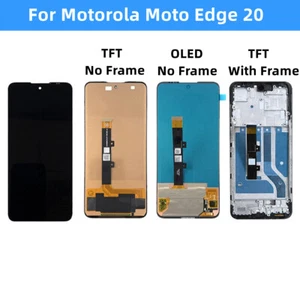 For Motorola Moto Edge 20 Screen Replacement OLED Display Touch  Digitizer Frame - Picture 1 of 16