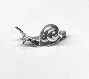 Broche caracol plata esterlina, 1,5" de largo, 16 gramos, sin marca - Imagen 1 de 11