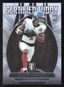Totally Certified Malik Nabers #5 Certified Tuddy RC New York Giants - Picture 1 of 2