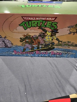 Tortugas Ninja Adolescentes Mutantes NECA Bodacious Beach Bros. Dibujos animados 2025 Foto 1 de 4