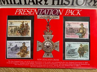 Estampillas de Nueva Zelanda SC# 811-814 historia militar MNH 1984 Foto 1 de 4