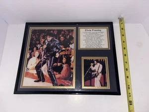 Legends Never Die Elvis Presley In Concert gerahmte Fotocollage, 11 x 14 Zoll - Bild 1 von 5