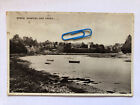 Stoke Gabriel And Creek, River & View Village And Church 1950?s RPPC