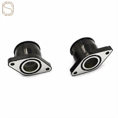 2x BOTA COLECTOR ADMISIÓN CARBURADOR PARA YAMAHA XT350 1985 - 2000 TT350 1986-1987 Foto 1 de 4