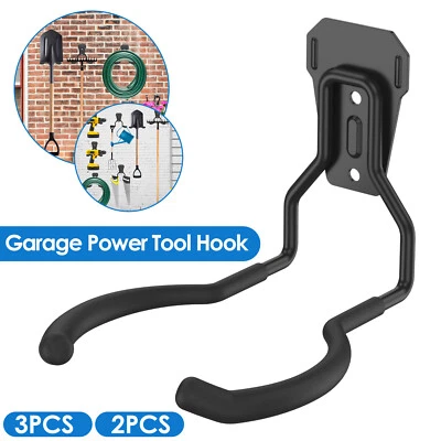 2/3Pcs Garage Power Tool Hook Set Wall Mounted Power Tool Hanger Garden-~ - image 1 of 4