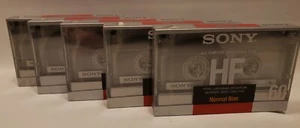 5x  SONY HF 60  NEW/SEALED/UNUSED CASSETTE TAPES - Picture 1 of 2
