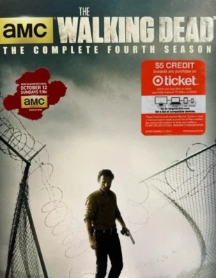 The Walking Dead: Complete Fourth Season w/Slipcover (5-DVD, 2014, Widescreen) - Image 1 of 2