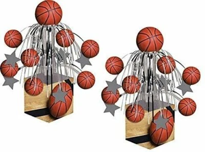 Creative Converting Sports Fanatic Basketball Centerpiece with Mini Cascade... - Image 1 of 2