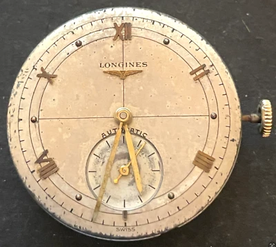 Vintage Longines Cal 22A Men's Automatic Watch Movement Running Ticks 17j Swiss - Image 1 of 4