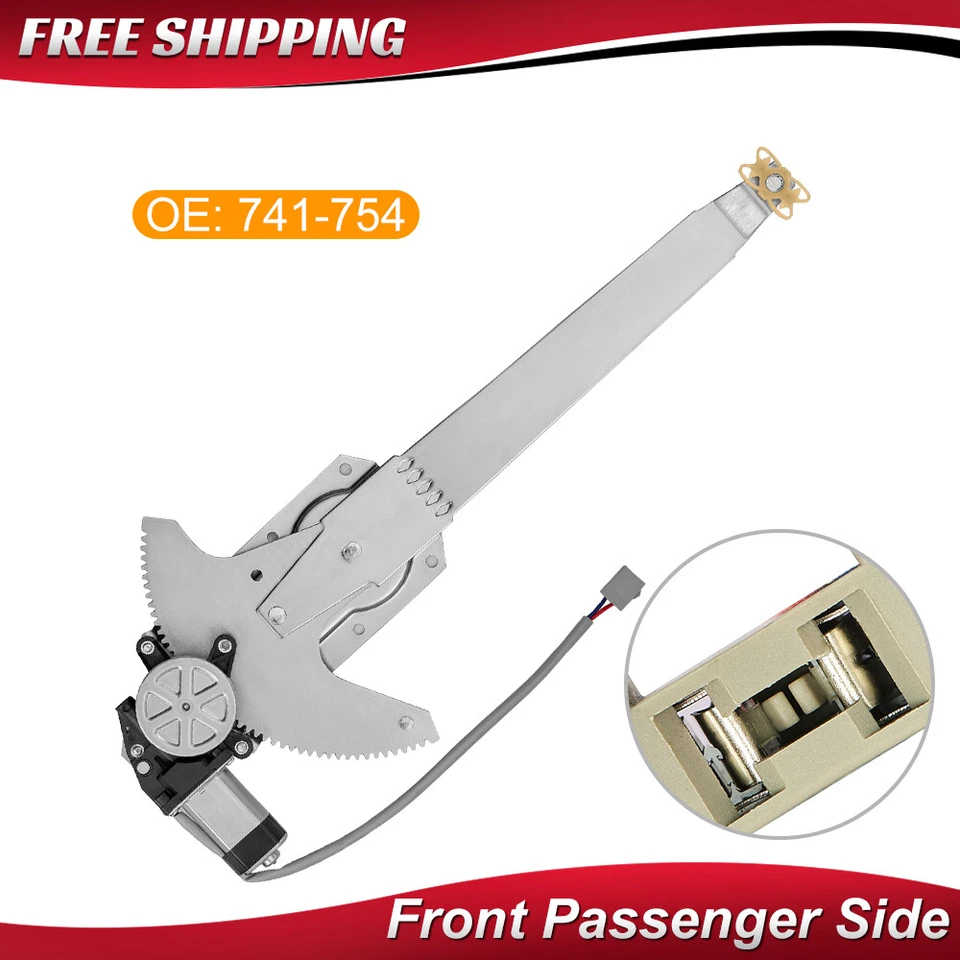Front Right Power Window Regulator w/ Motor For Ford F150 F250 F350 F450 741-754 - Изображение 1 из 4