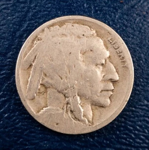 1917-D Buffalo Nickel, G Details, Scratched, Readable Date Semi-key #528 - Picture 1 of 2